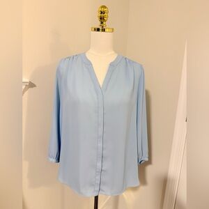 NYDJ Soft Blue Women's Blouse